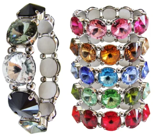 Armband Rivoli mit Kristallen von Swarovski® - 14 mm Sonderedition Gold Patina