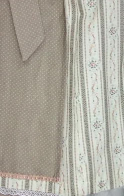 Bergweiss Trachten Kinder Dirndl Dorisa - Creme / Taupe / Rosa