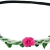 Blumen Haarband "Bella" mit kleinen Rosen | Pink