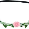 Blumen Haarband "Bella" mit kleinen Rosen | Rosa