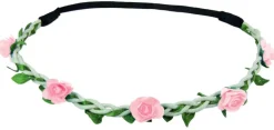 Blumen Haarband "Bella" mit kleinen Rosen | Rosa