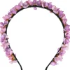 Blumen Haarreif "Elfe" - Schmaler Blütenkranz | Flieder