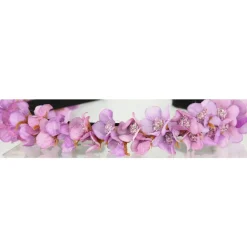 Blumen Haarreif "Elfe" - Schmaler Blütenkranz | Flieder
