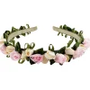 Blumen Haarreif "Rosalie" mit Rosenblüten | Rosa Creme