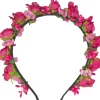 Blumen Haarreif "Sabia" mit Rosen und Blüten | Pink