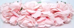 Blumenkranz zum binden mit Rosen - Rosa