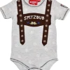 BONDI Baby Body Unterziehbody "Spitzbub" 91378 | Grau