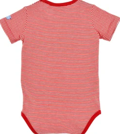 BONDI Baby Body Unterziehbody "Hirsch" 91379 | Rot / Weiß