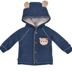 BONDI Baby Jacke "Bär" mit Kapuze 93760 | Navy