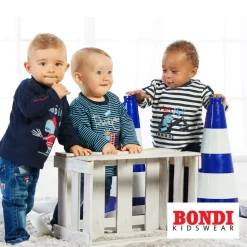 BONDI Baby Jacke "Bär" mit Kapuze 93760 | Navy