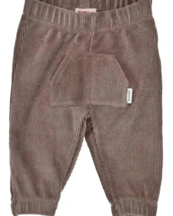 BONDI Baby Jungen Cord Laufhose "Hello little one" 94017 | Schoko