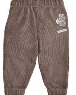 BONDI Baby Jungen Cord Laufhose "Hello little one" 94017 | Schoko