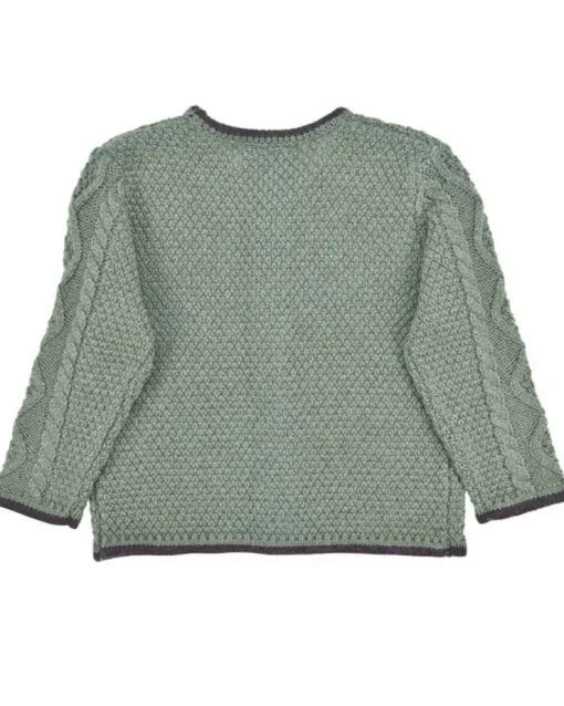 BONDI Baby Jungen Strickjacke 91785 | Kiwi