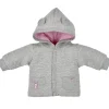 BONDI Baby Kapuzenjacke mit Herzallover | 93630 Grau