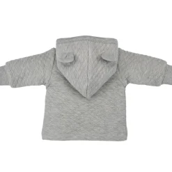 BONDI Baby Kapuzenjacke mit Herzallover | 93630 Grau