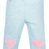 BONDI Baby Kinder Leggings "Herzen" 86576 - Mint | Mädchen Hose