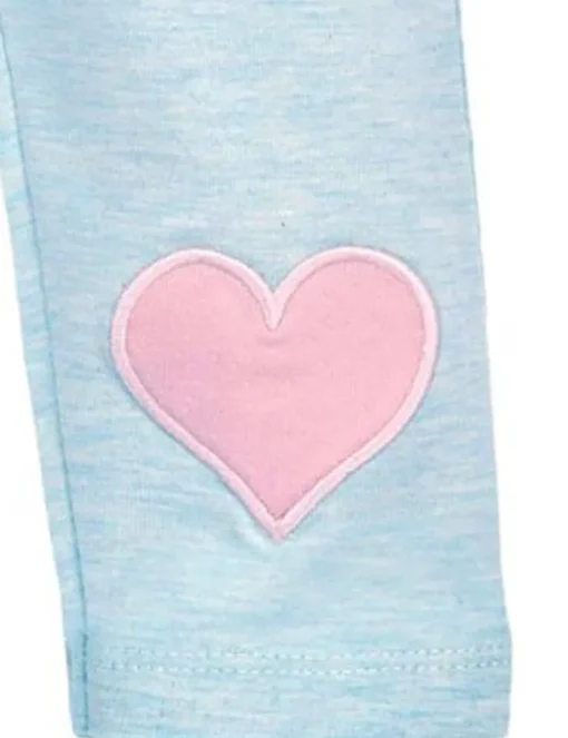 BONDI Baby Kinder Leggings "Herzen" 86576 - Mint | Mädchen Hose