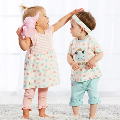 BONDI Baby Kinder T-Shirt "Mom's little love" 86572 - Mint | Kurzarmshirt