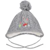 BONDI Baby Kleinkinder Strickmütze "Pilz" 86682 | Grey Melange