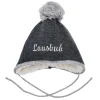 BONDI Baby Kleinkinder Strickmütze "Lausbub" 91584 | Anthra Melange