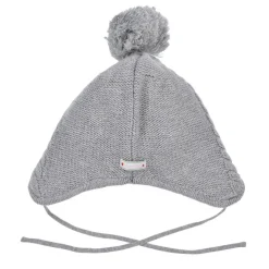 BONDI Baby Kleinkinder Strickmütze "Pilz" 86682 | Grey Melange