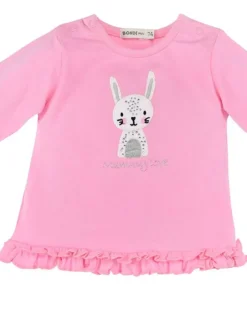 BONDI Baby Langarmshirt "Mommy love" 93631 | Rosa