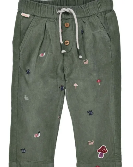 BONDI Baby Mädchen Cordhose "Be natur" 86961 | Kiwi