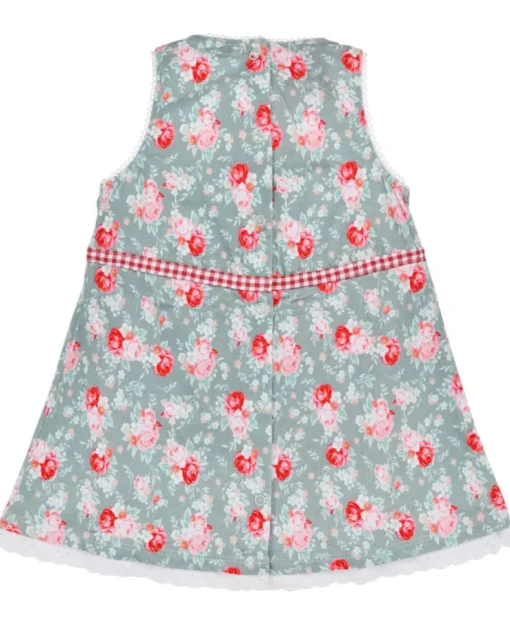 BONDI Baby Mädchen Dirndl "Blumenallover" 86846 | Grün Rot
