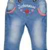 BONDI Baby Mädchen Jeans "Zuckermaus" 86854 | Blue denim