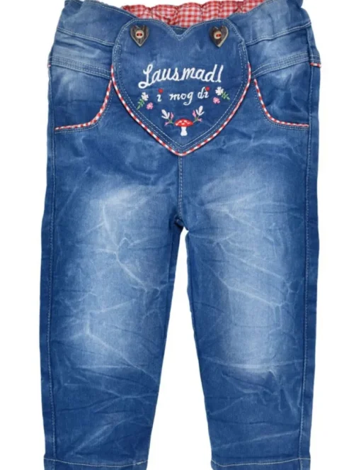 BONDI Baby Mädchen Jeans "Lausmadl" 86684 | Blue denim