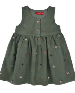 BONDI Baby Mädchen Kleid 'Be nature" 86958 | Kiwi