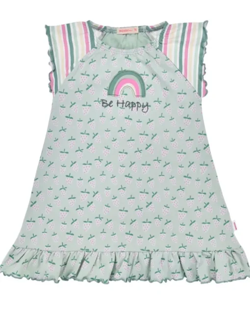 BONDI Baby Mädchen Kleid "Erdbeerallover" 86885 | Grün