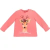 BONDI Baby Mädchen Langarmshirt "Herzlein" 86671 | Candy Rosa