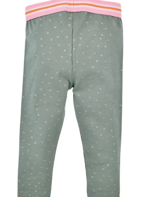 BONDI Baby Mädchen Leggings "Pilz" 86666 | Salbei Grün