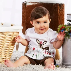 BONDI Baby Mädchen Leggings "Pilzallover" 86686 | Grün
