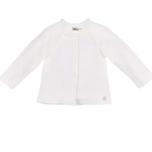 BONDI Baby Mädchen Strickjacke A-Form 86593 | Offwhite