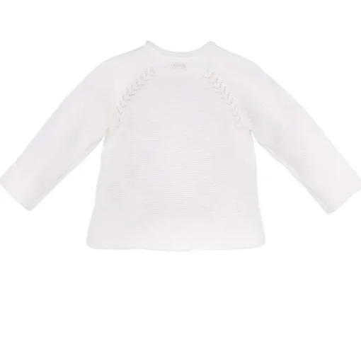 BONDI Baby Mädchen Strickjacke A-Form 86593 | Offwhite