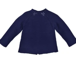 BONDI Baby Mädchen Strickjacke A-Form 86593 | Navy Blau