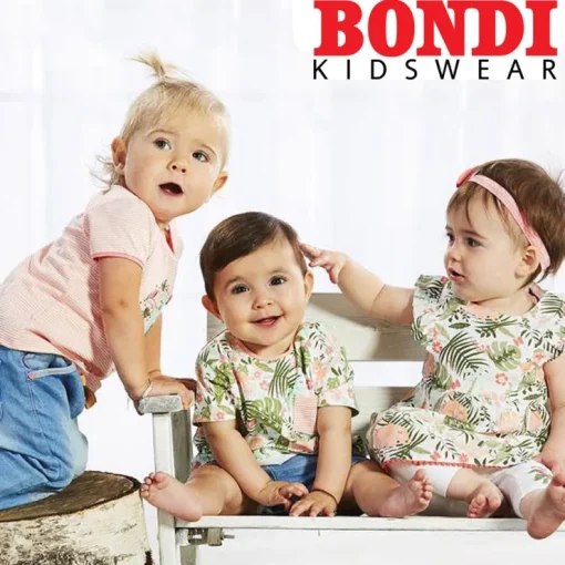 BONDI Baby Mädchen Strickjacke "Marine Life" 86693 | Candy Rosa
