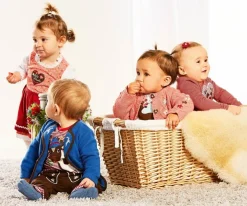 BONDI Baby Mädchen Trachten Kunstlederhose "Alpenmadl" gefüttert 86366 - Melba