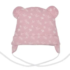 BONDI Baby Mütze "Eule" 93736 | Rosewood Rosa