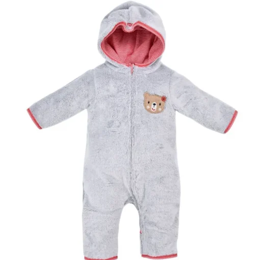 BONDI Baby Puscheloverall "Teddy" 93766 | Grey Melange Grau