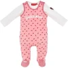 BONDI Baby Strampelanzug "Zuckermaus" 2-tlg. 86676 | Soft Rose