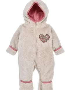 BONDI Baby Trachten Fleece Overall "I mog di" 86936 | Beige