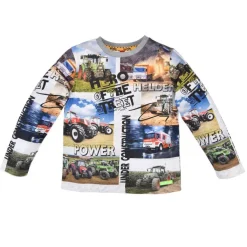 BONDI Jungen Langarmshirt "Hero of the Street" 33165 | Grey Melange