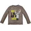 BONDI Jungen Langarmshirt "Wild Life" 29905 | Braun