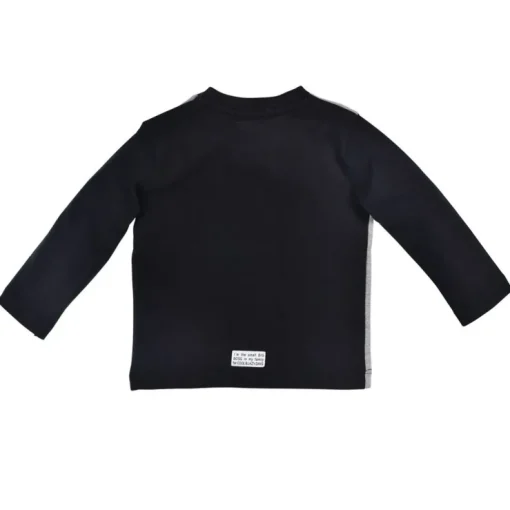 BONDI Jungen Langarmshirt "Lazy Days" 91562 | Grey Melange