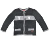 BONDI Jungen Strickjacke "Lausbub" 91583 | Anthrazit Melange