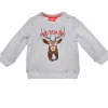 BONDI Jungen Sweatshirt "Frechdachs" 91524 - Grau | Pullover