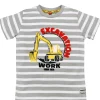BONDI Jungen T-Shirt "Bagger" 33181 | Stone striped